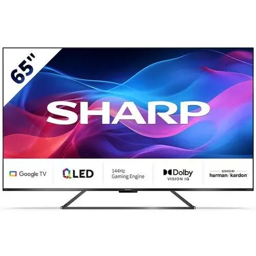 Telewizor qled 65gr8465e 65" 4k 144hz google tv quantum dot Sharp