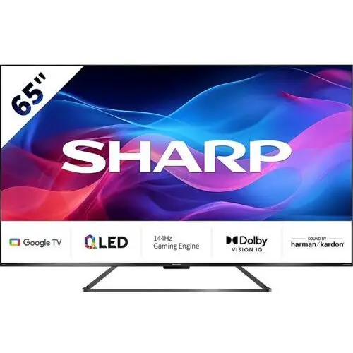 Telewizor qled 65gr8465e 65" 4k 144hz google tv quantum dot Sharp