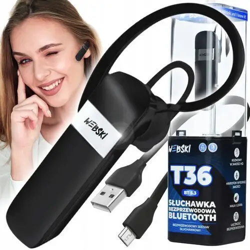 Słuchawka Bluetooth 5.3 Do Ucha Zestaw Słuchawkowy Dla Kierowców Multipoint