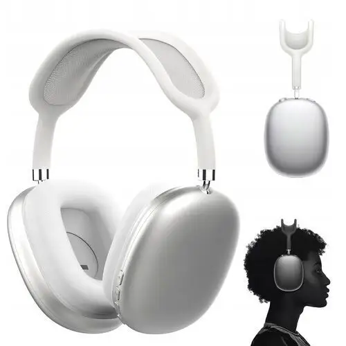 Słuchawki Bezprzewodowe Bluetooth 5.0 Mikrofon Montowany Na Głowie Biały