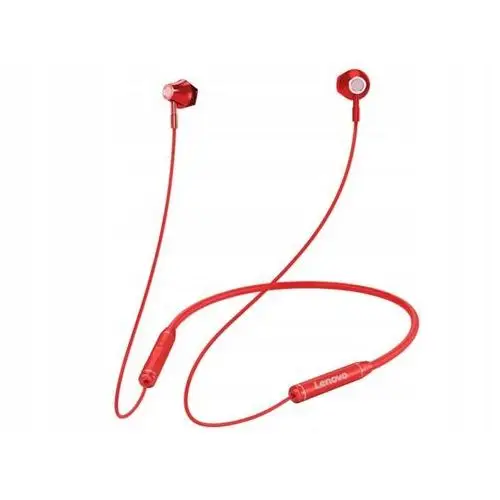 Słuchawki Bezprzewodowe Douszne Lenovo HE06 Czerwone Wydajna Bateria 10h
