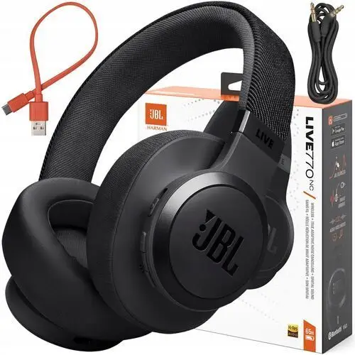 Słuchawki Bezprzewodowe Jbl Live 770NC Bluetooth 5.3 Anc Z Mikrofonem Mocne