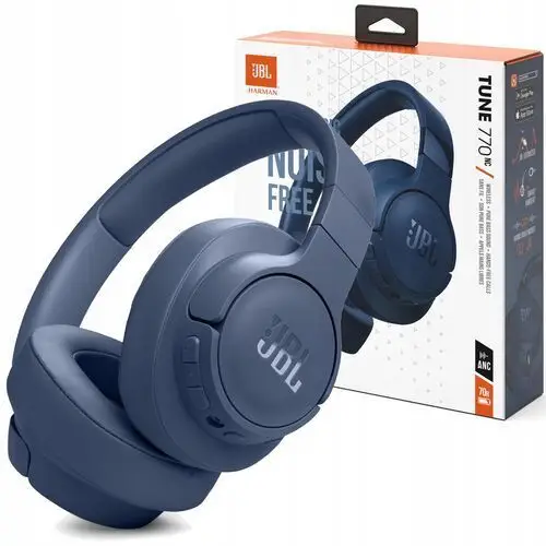 Słuchawki bezprzewodowe nauszne Jbl Tune 770NC Niebieskie Bluetooth Anc