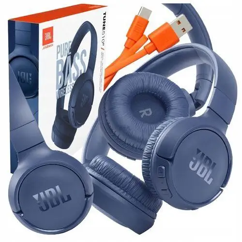 Słuchawki bezprzewodwe Jbl Tune 510BT Niebieskie Mikrofon Bluetooth 5.0