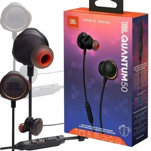 Słuchawki dokanałowe Jbl Quantum 50 Gaming