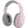 Słuchawki nauszne Bluetooth Hello Kitty Metal Logo różowe Sklep on-line