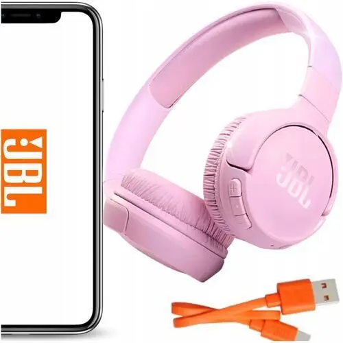 Słuchawki Nauszne Jbl Tune 510BT Różowy Bezprzewodowe Różowe Bluetooth 5.0