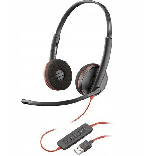 Słuchawki Plantronics Blackwire C3220 mikrofon Usb kabel 1.6m SoundGuard