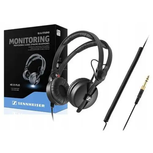 Słuchawki Sennheiser Hd 25 Plus 120dB 70 Ohm 16-22000Hz +przejściówka 6.3mm