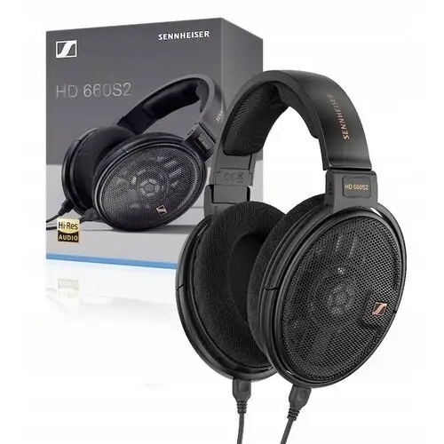 Słuchawki Sennheiser Hd 660S2 300Ohm 104dB 8-41500Hz Przejściówka 3.5 mm