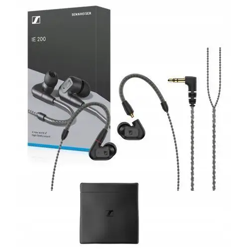 Słuchawki Sennheiser Ie 200 119dB 18Ohm 6-20000Hz 1.2m 4g Jack 3.5mm Etui