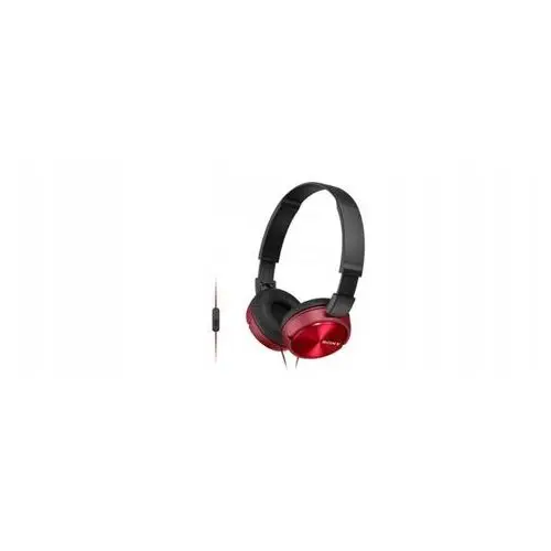 Słuchawki Sony MDR-ZX310AP Red czarny, czerwony