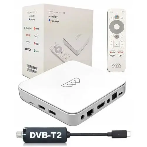 Smart Tv Box Android Tv 11 Homatics Box R 4K DVB-T2 Hevc Nowy Standard