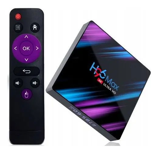 Smart Tv Box H96 Max Ultra Hd 4K 4 64GB Android 11 Przystawka Netflix Hbo