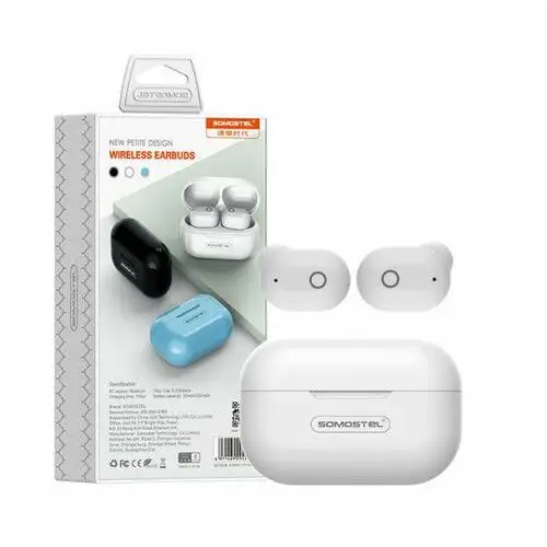 Somostel Słuchawki bluetooth earbuds biały j58 tws