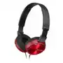 Sony MDR-ZX310AP słuchawki z mikrofonem, nauszne, czerwone Sklep on-line