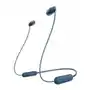 Sony WI-C100 bezprzewodowe słuchawki z mikrofonem, Bluetooth, niebieskie Sklep on-line