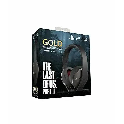 Złoty bezprzewodowy zestaw słuchawkowy The Last of Us Part II w limitowanej edycji (PS4)