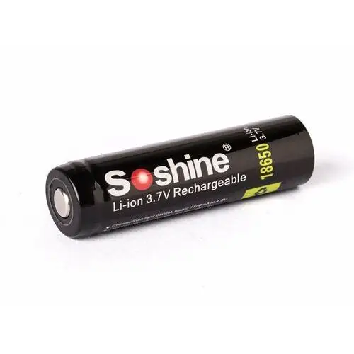 Soshine 18650 3400 mah 3,6 v - 3,7 v akumulator litowo-jonowy zabezpieczony na płytce drukowanej