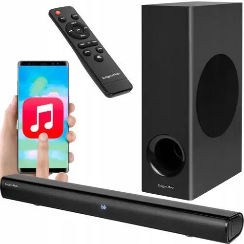 Soundbar 2.1 Subwoofer z Bt Bluetooth Usb Jack Aux Hdmi Arc do Tv Komputera