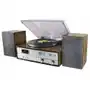 Soundmaster PL880, zestaw Hi-Fi w stylu retro, srebrny/brązowy # Sklep on-line