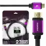 Spacetronik Kabel uhs hdmi 2.1 8k 48 gbit/s 1m certyfikowany czarny Sklep on-line