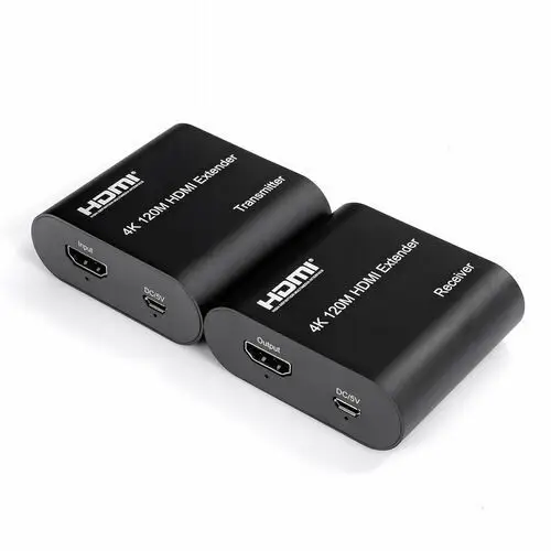 Spacetronik Konwerter adapter hdmi na lan 4k@30hz nadajnik odbiornik 120m transmiter