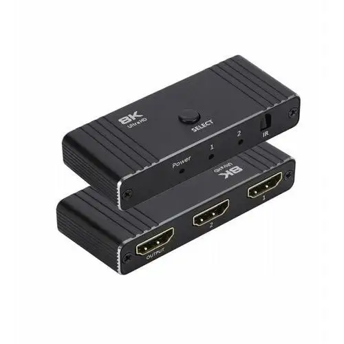 Spacetronik Rozdzielacz hdmi 2.1 8k ultra hd przełącznik switch dwukierunkowy splitter