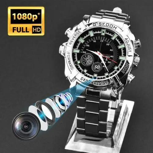 Spy Szpiegowski zegarek full hd na rękę (poj. 16gb), nagrywający obraz/dźwięk + dyktafon + aparat foto
