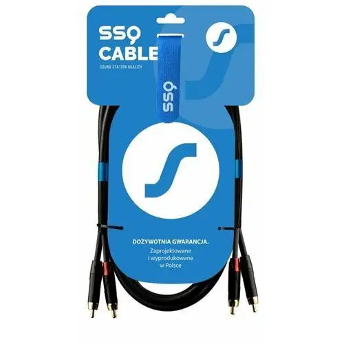 SSQ RCARCA1 - kabel 2xRCA- 2xRCA 1 metrowy
