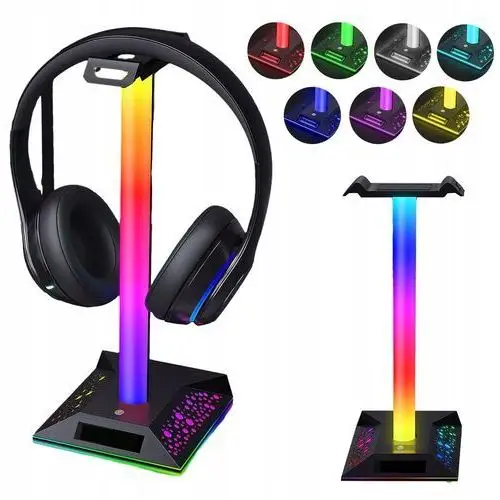 Stojak Na Słuchawki Premium Podstawka Dotykać Rgb