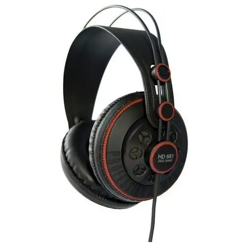 Słuchawki SUPERLUX HD681 Czarno-czerwony +