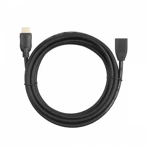 Kabel HDMI v2.0 F-M pozłacany 3m przedłużacz, AKTBXVH1F20G30B