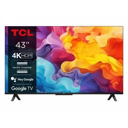 Tcl 43v6b 43" led 4k google tv hdmi 2.1 dvb-t2