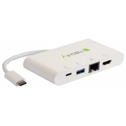 Techly Adapter iadap usb31-dock1 usb-c na hdmi/rj45/usb-c/usb-a