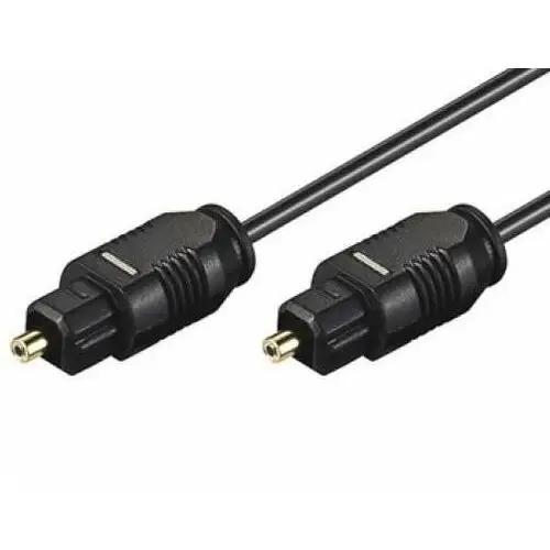 Optyczny kabel audio toslink cyfrowy spdif 2m czarny Techly