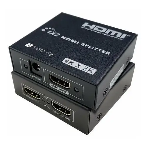 Techly Splitter HDMI 1x2 4K30Hz Aktywny Rozdzielacz HDMI