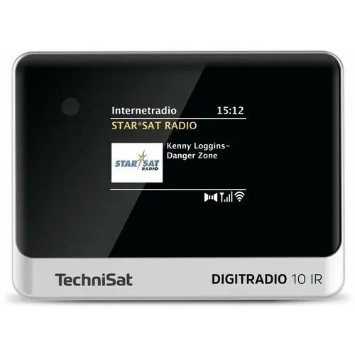 Technisat Radio internetowe digitradio 10 ir czarno-srebrny