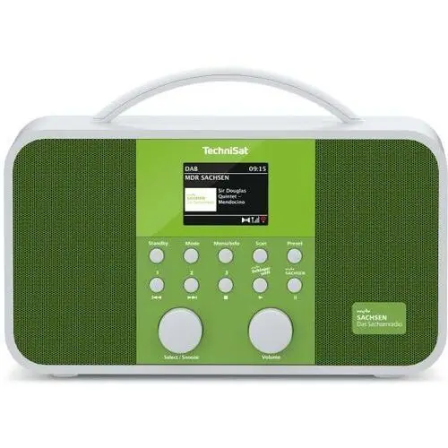 Technisat Radio techniradio 5 ir bt s 0002/3929 biało-zielony