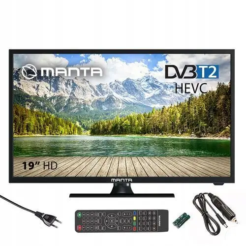 Telewizor 19 cali DVB-T2/HEVC 12V Manta 19LHN123D