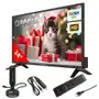 Telewizor 24 cale Led Tv 12V przenośny Hd DVBT2 HEVC/265 Usb +Antena DVBT2 Sklep on-line