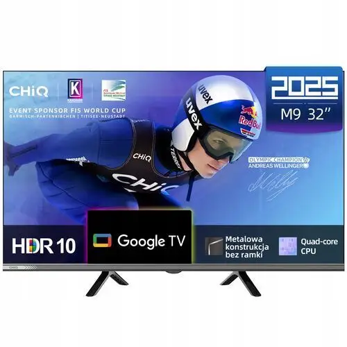 Telewizor CHiQ 32" Google Tv L32M9G, FHD,HDR10, Asystent Google