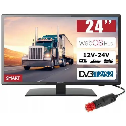 Telewizor Samochodowy 24" Smart Tv WebOs HbbTV 12V