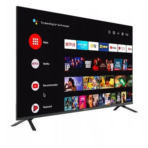 Telewizor Smart Tv 43" Vivax 43UHD10K 4K Android11 Bezramkowy 5 Lat Ochrony