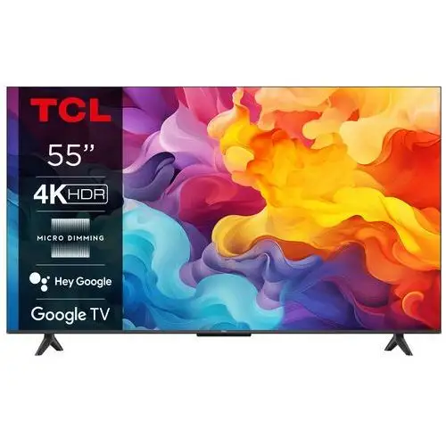 Telewizor TCL 55P655 55" 4K Ultra HD Google TV Dolby Atmos DVB-T2 Tytan