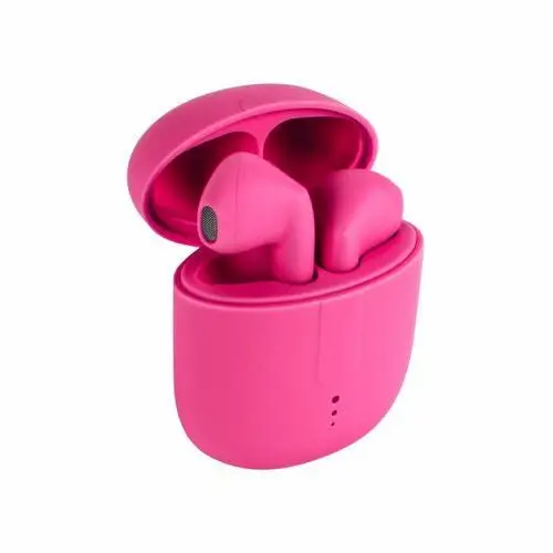Słuchawki bezprzewodowe douszne tws z etui ładującym setty stws-16 różowe Telforceone