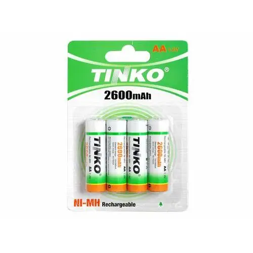 4 szt. akumulator ni-mh aa 2600mah. Tinko