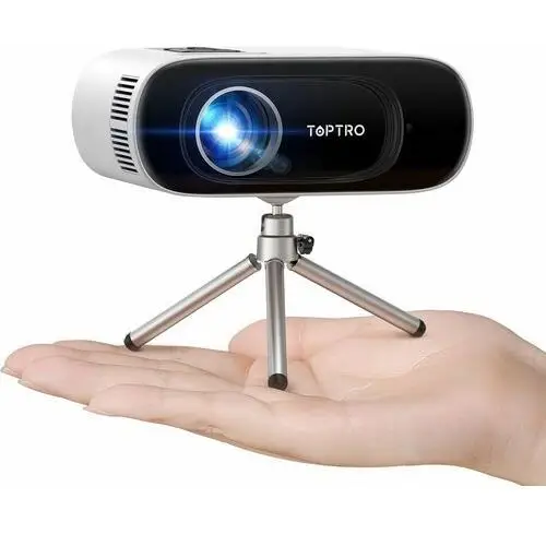 TOPTRO Mini projektor Full HD 1080 Bluetooth LED 10000 lumenów 1920 x 1080