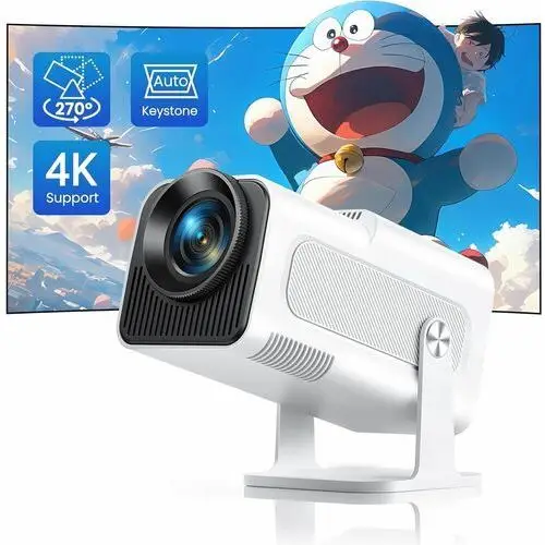TOPTRO MINI rzutnik Full HD 1080p projektor WiFi6 Bluetooth kino domowe