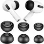 Silikonowe gumki douszne do apple airpods pro gen 1/2/3 komplet (s, m, l) czarne Tradebit Sklep on-line